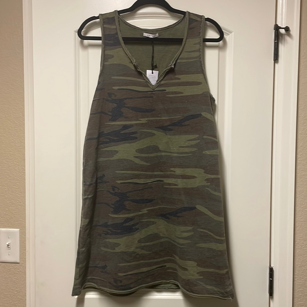 Camo tank dress